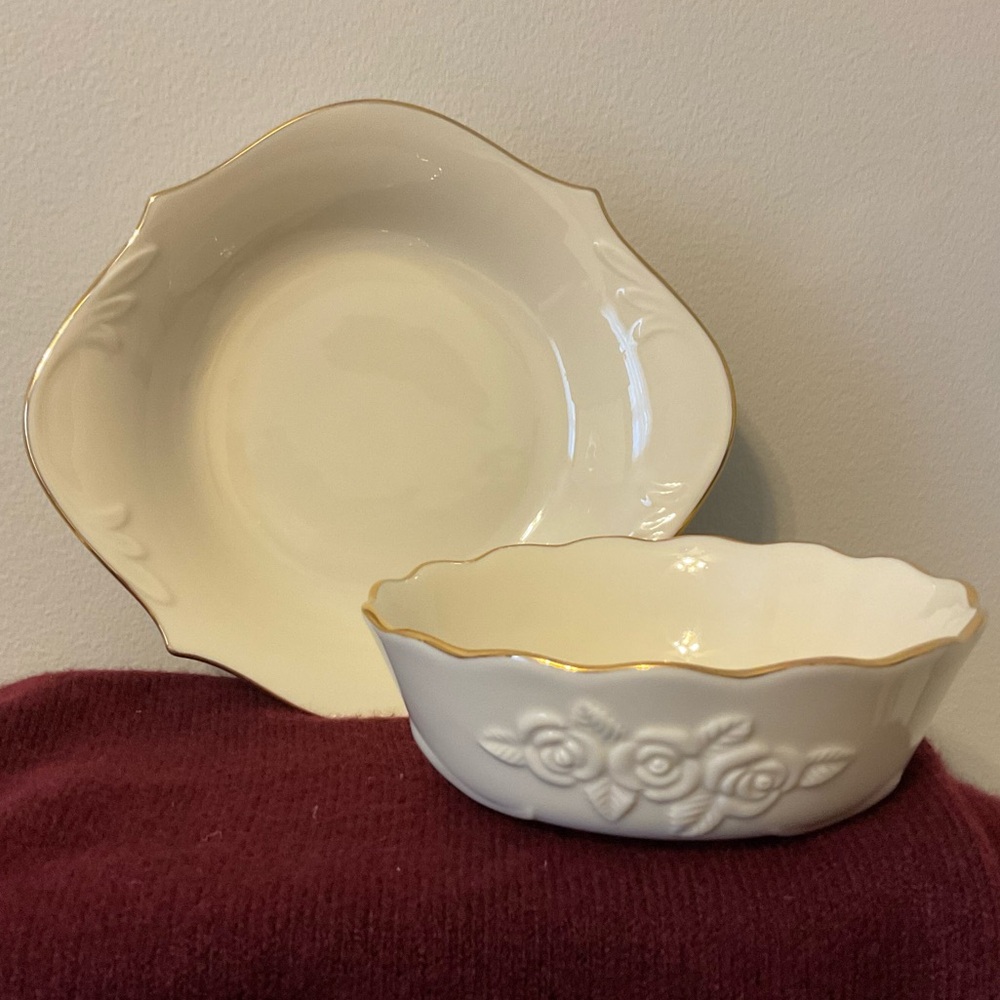 Vintage Classic Lenox Serving Bowls - Set of Two